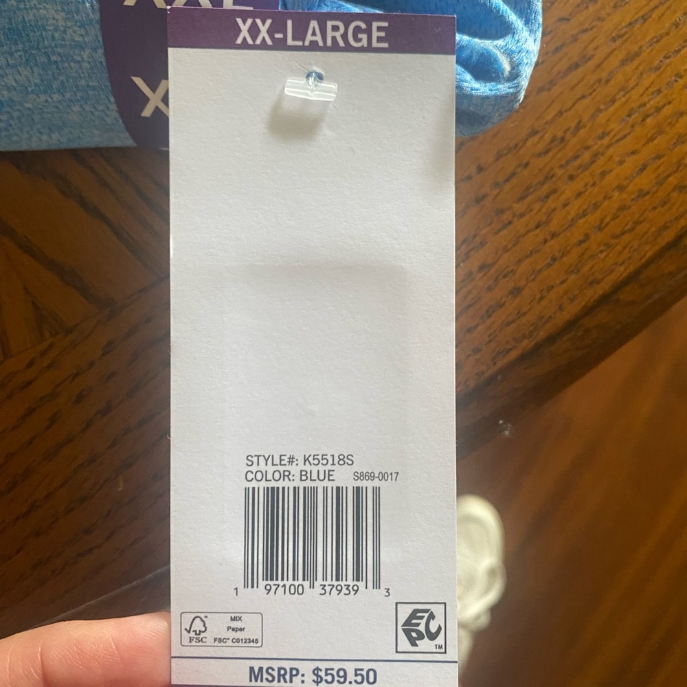 Nautica Men's Light Blue Long Sleeve Tee - Picture 4 of 4